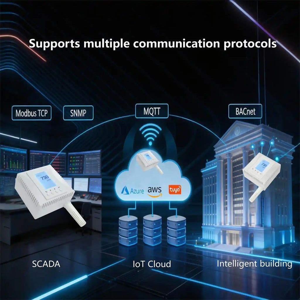 Support multiple protocols with SSL: MQTT,BACnet,SNMP,Modbus TCP