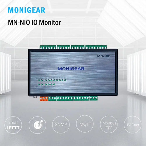 MONIGEAR MN-NIO Network IO Monitor - 8DI/4DO/8AI Industrial IoT Controller